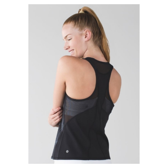 Lululemon Ace Tank - Black / Scratch Match Black Multi - Picture 7 of 9